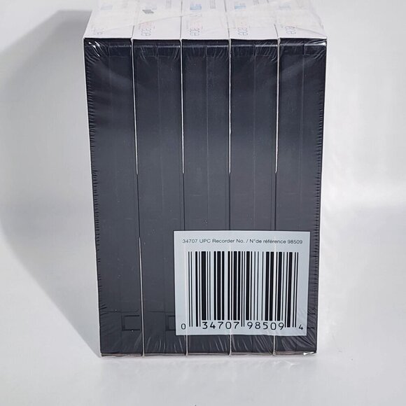 Memorex 5PK 120 Minute RV VHS Video Tape T-120 6HR EP Cassettes Blank New Media - Picture 3 of 7